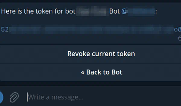 Get Telegram bot token